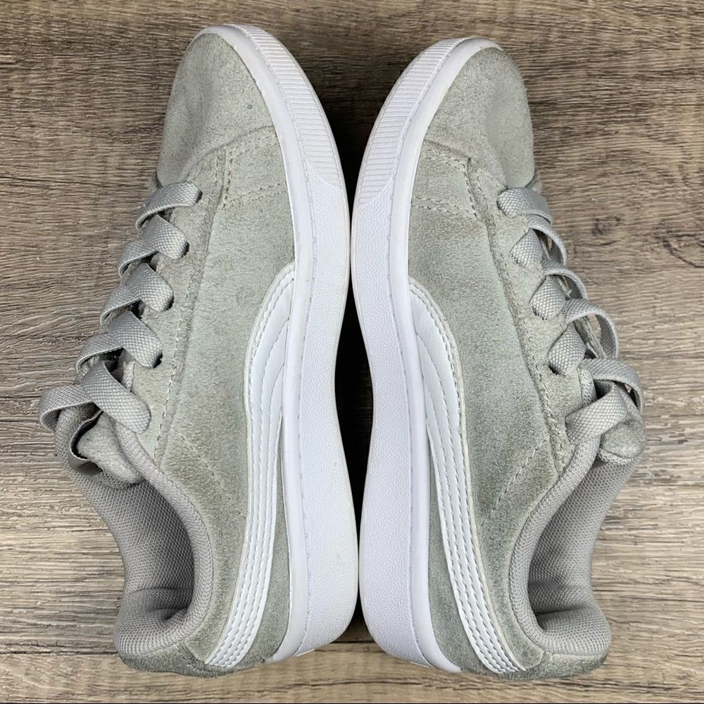 PUMA~Kids-sz 11C~Gray Suede Shoes~kids children - Picture 7 of 10
